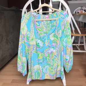 Lilly Pulitzer Sarabeth Silk Top