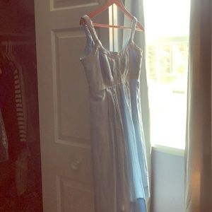 Calvin Klein light blue summer dress.