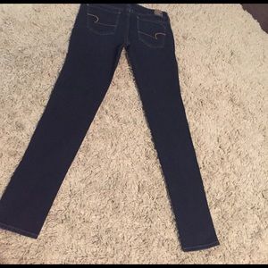 Dark blue AE jeggings, super stretch, size 10