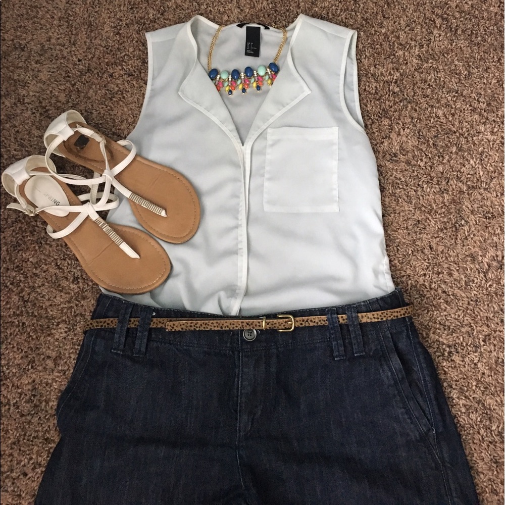 Light blue h&m top size 2