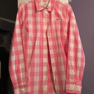 Vineyard vine collard shirt