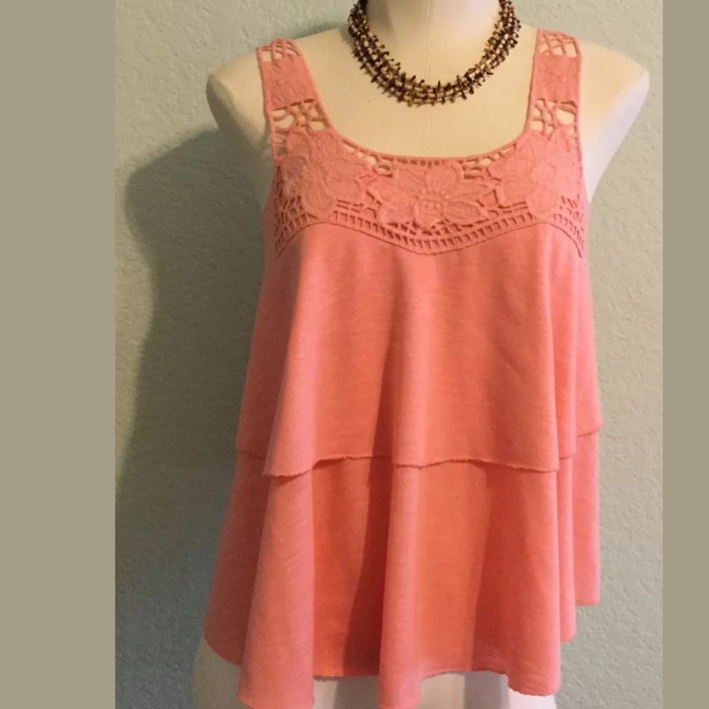 C & V Chelsea & Violet  Tank Top, Size Small