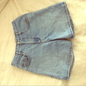 Vintage High Rise Made in the Shade Denim Shorts