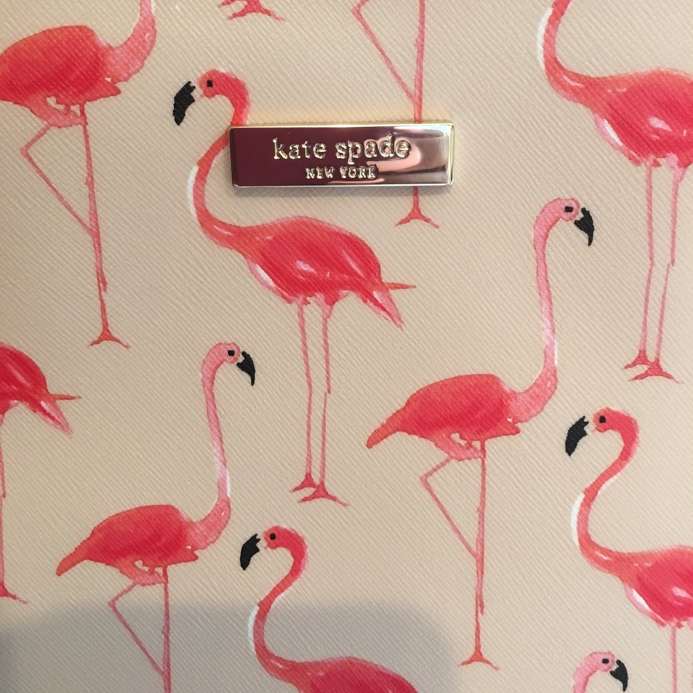 👛 NWT..Kate Spade Flamingo Tote 👛 - Picture 2 of 6