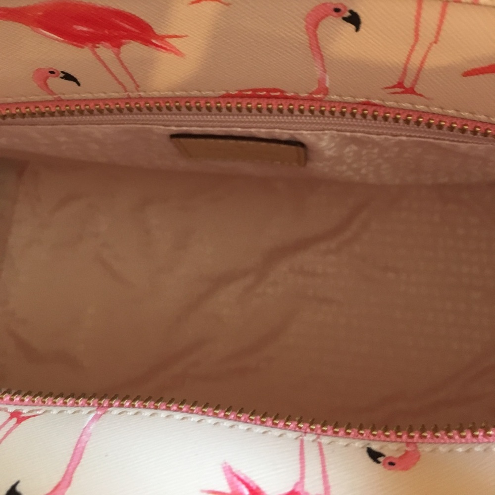 👛 NWT..Kate Spade Flamingo Tote 👛 - Picture 3 of 6