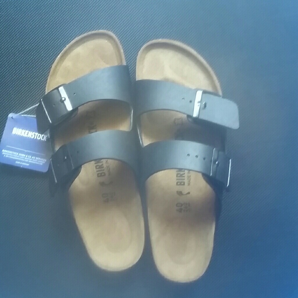 Black Birkenstock sandals