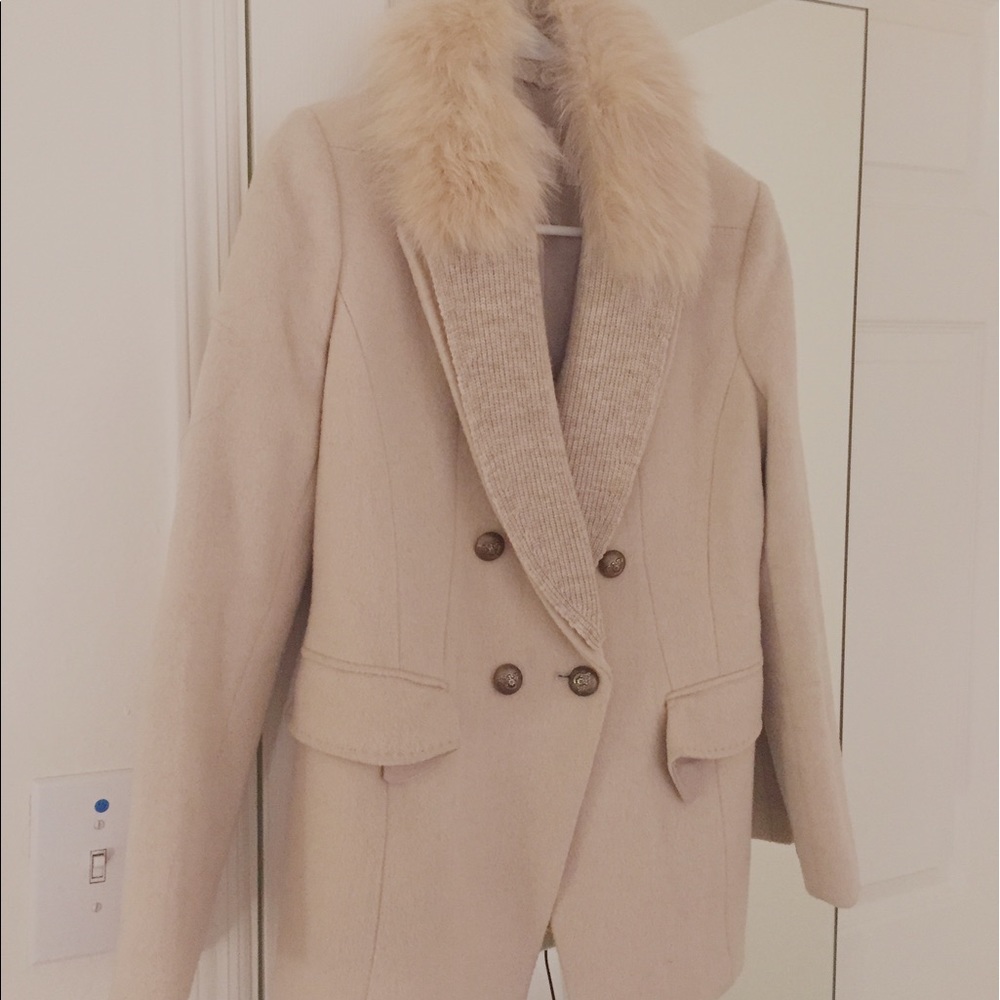 Sheep fur coat