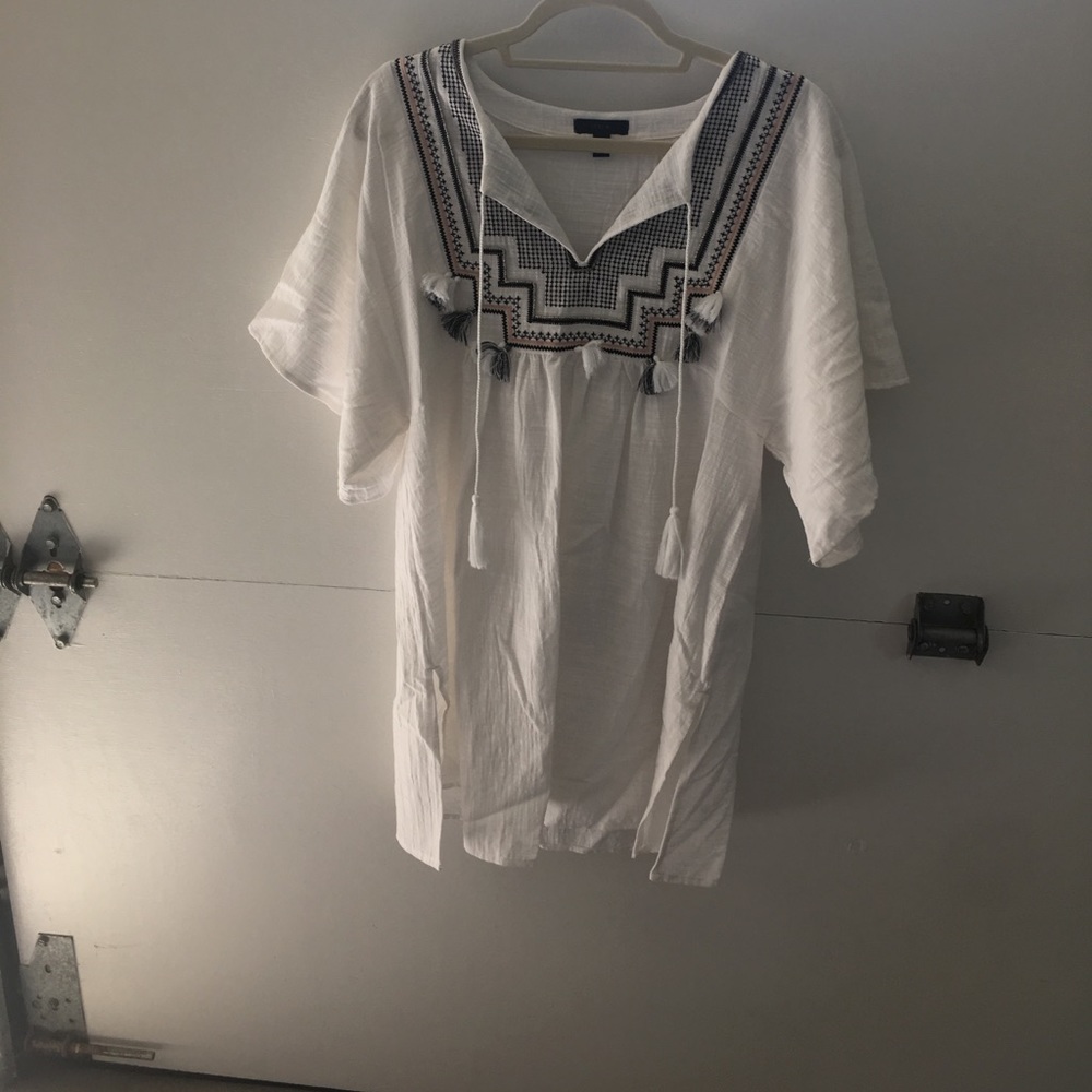 J. Crew embroidered cover up dress