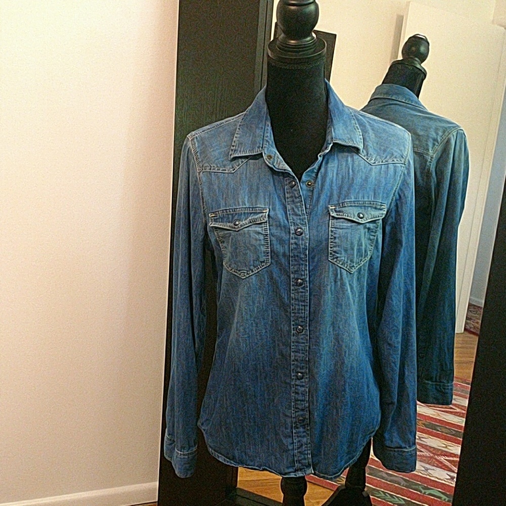 Mavi denim long sleeve shirt