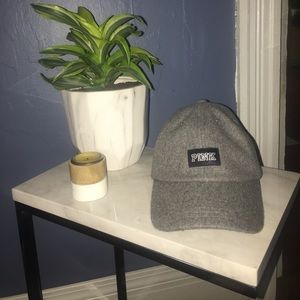 Gray Victoria Secret Pink Hat