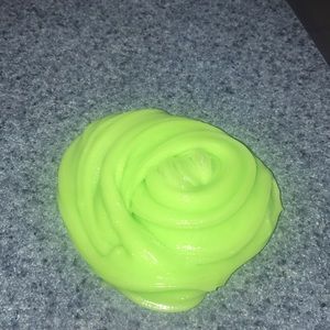 Granny Smith apple slime!
