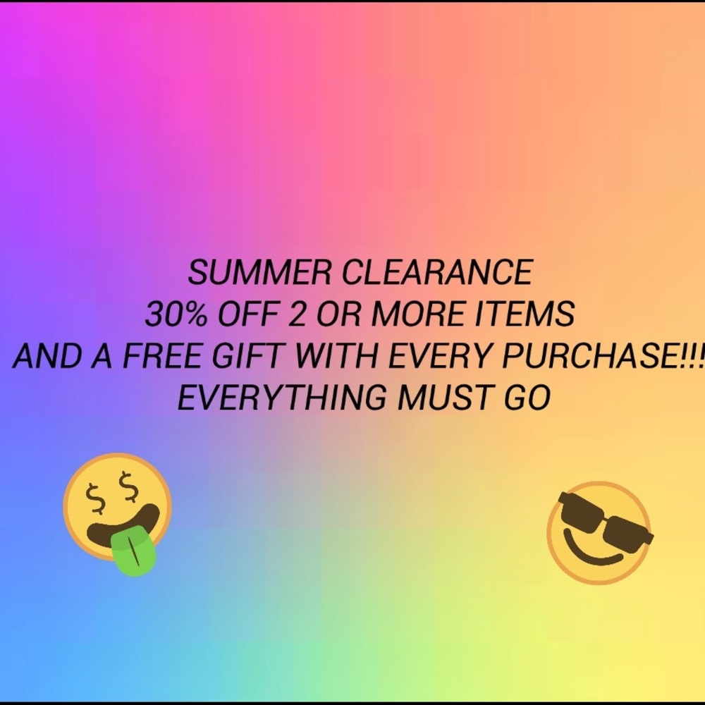 SUMMER CLEARANCE