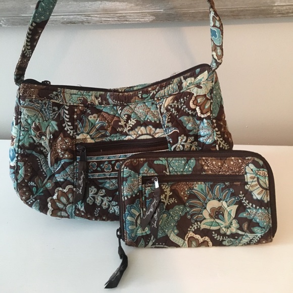 Vera Bradley purse and matching wallet - Picture 1 of 4