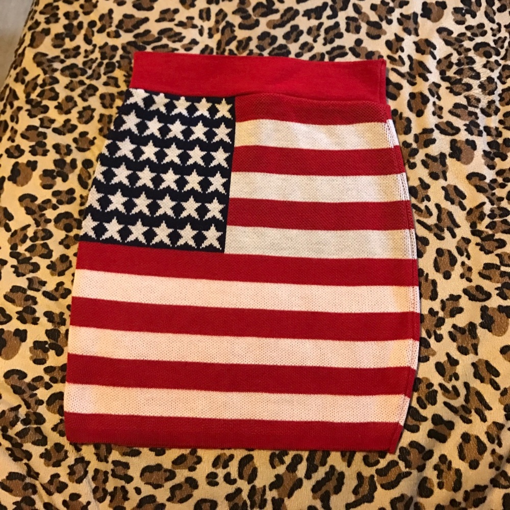 American Flag skirt