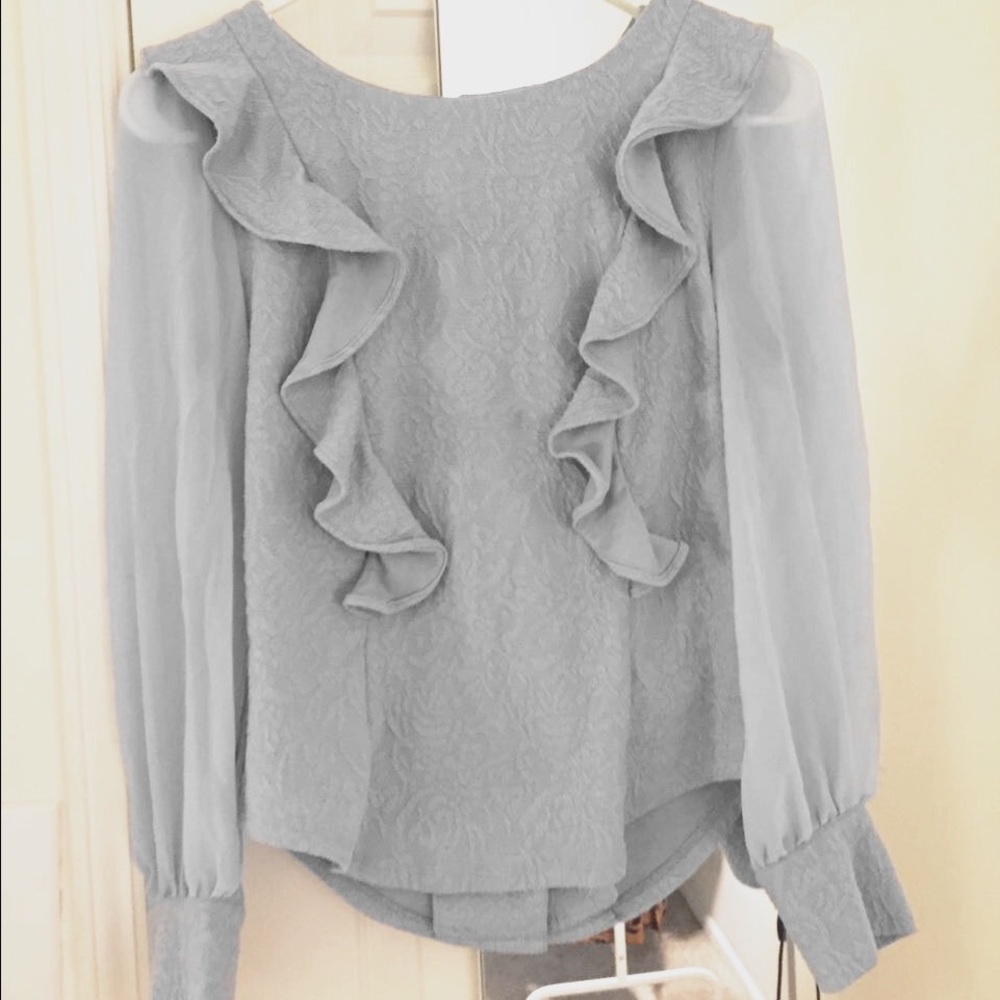 Banana baby organza top