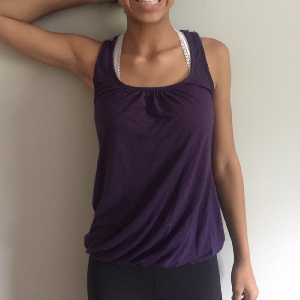 Purple tank top