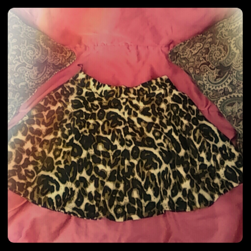 Leopard Print Skirt