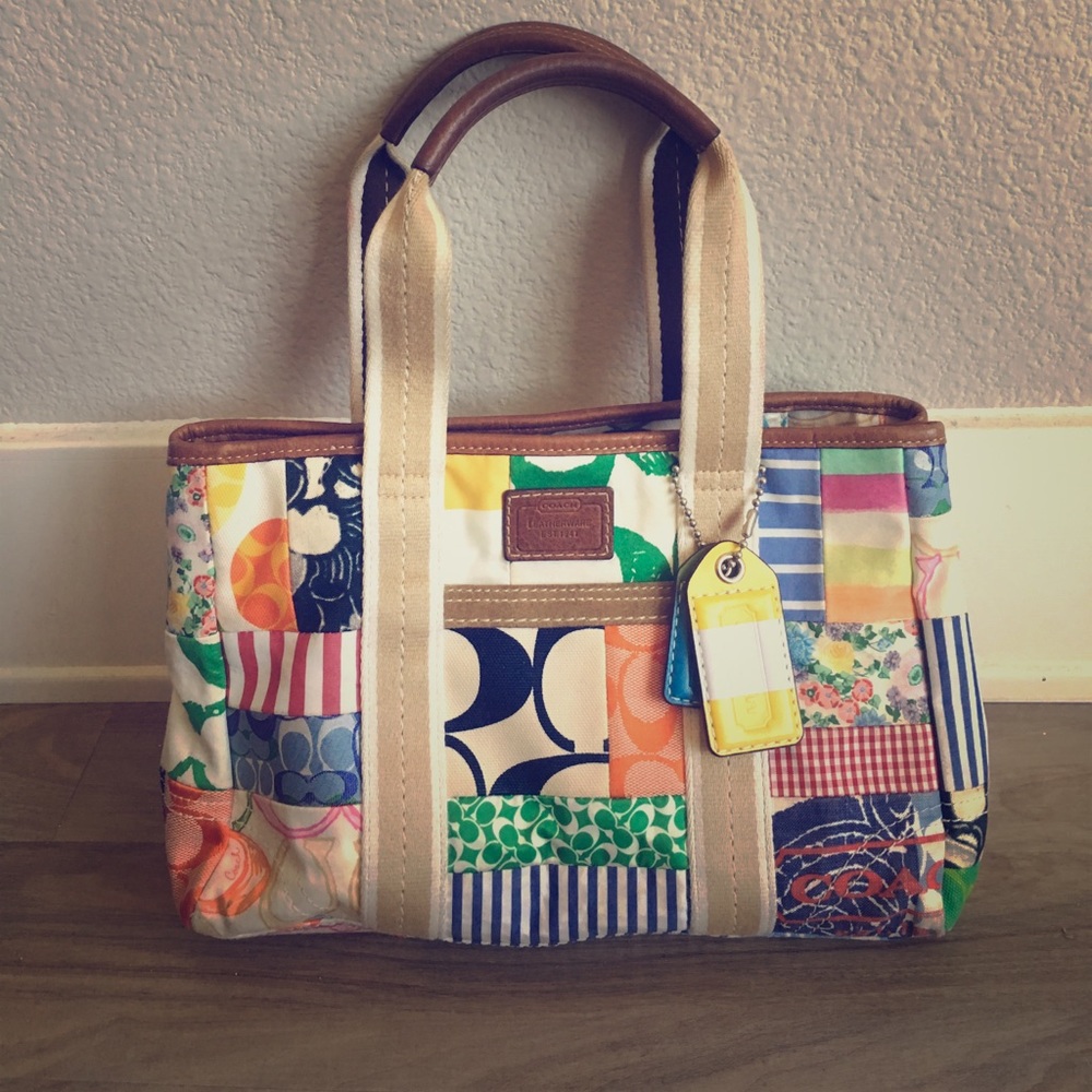 Colorful Summer Coach Handbag