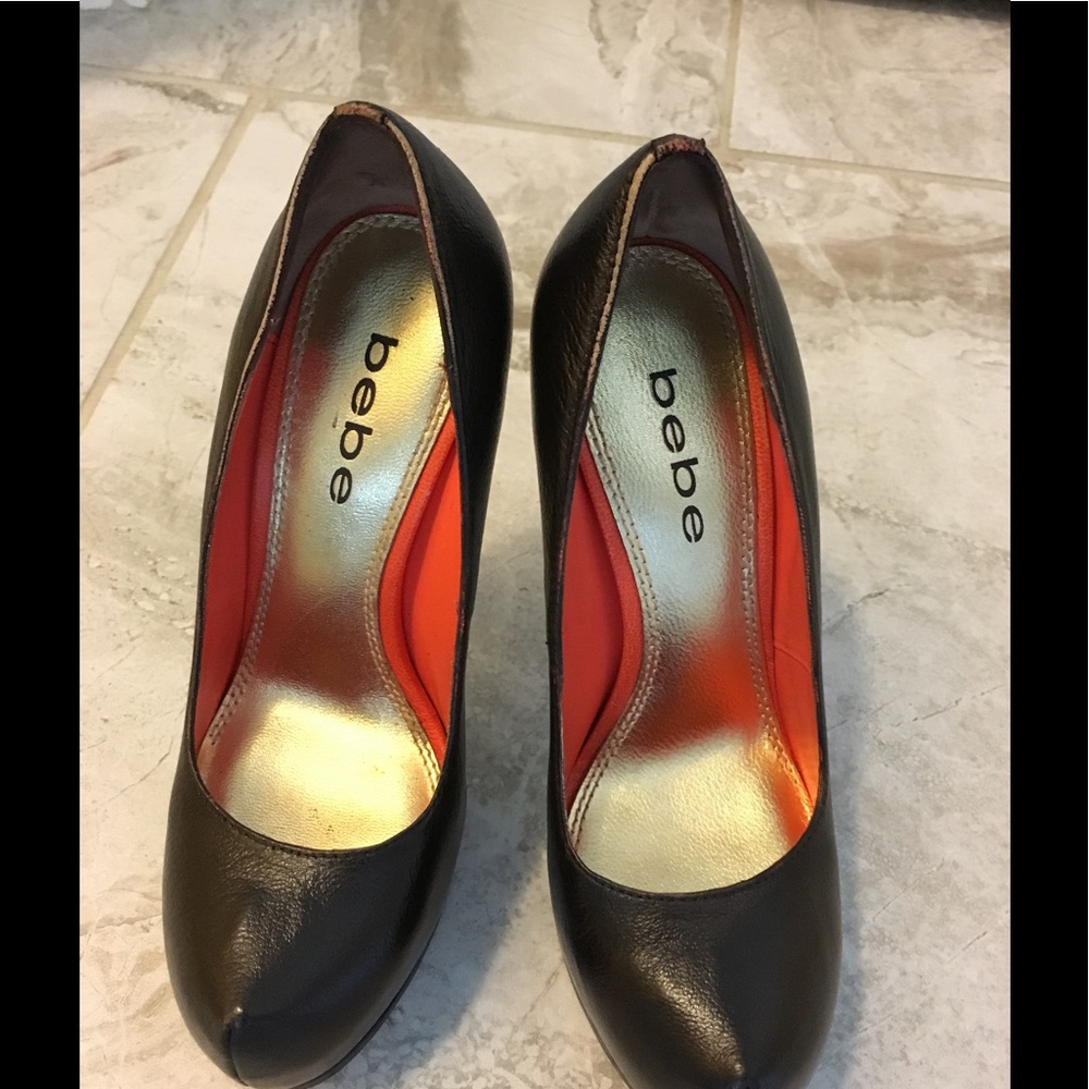 🚫DONATED🚫 
Bebe "Liza" Brown leather pumps