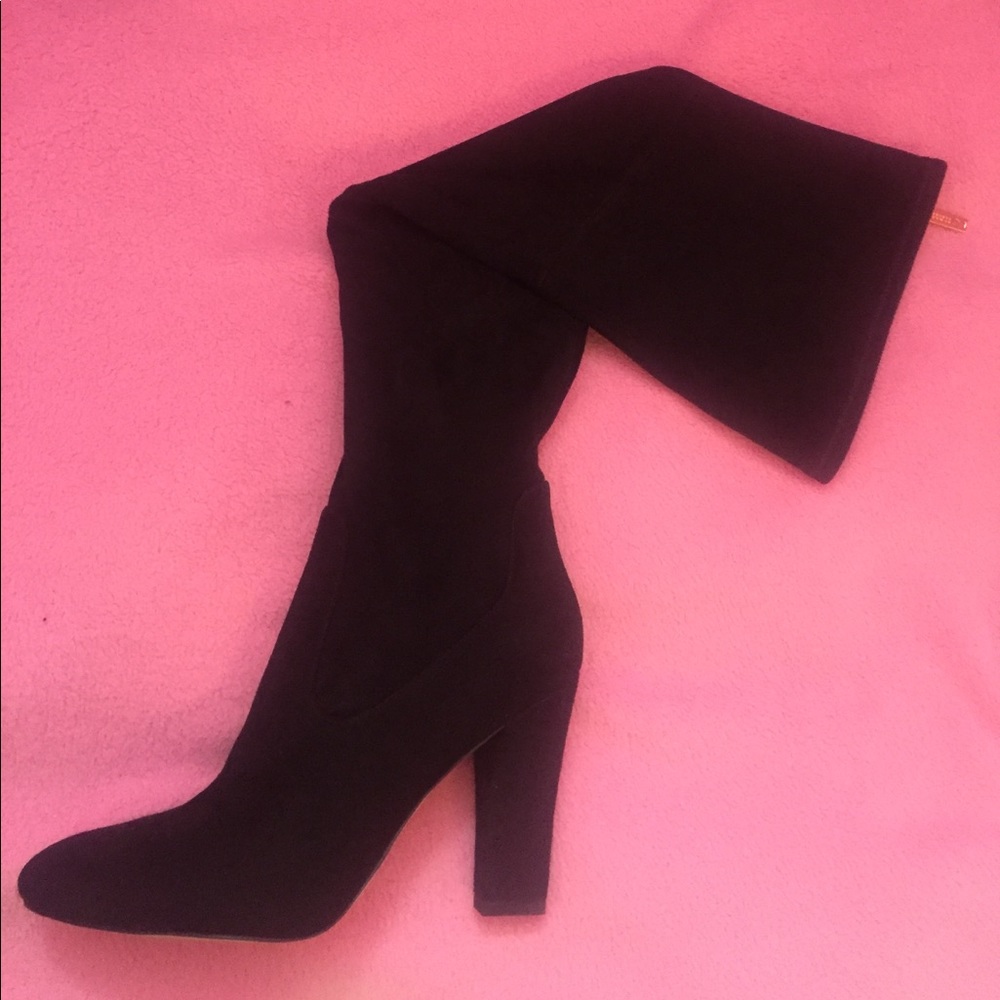 Ivanka Trump Thigh High "Sarena" Heeled Boots