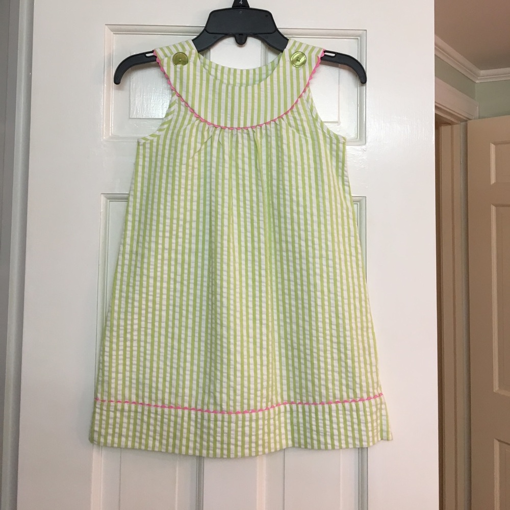 Girl's seersucker dress.