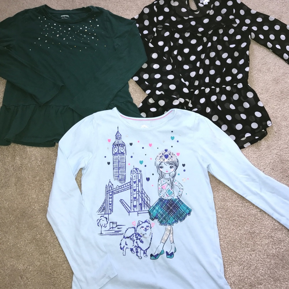 3 girls blouses
