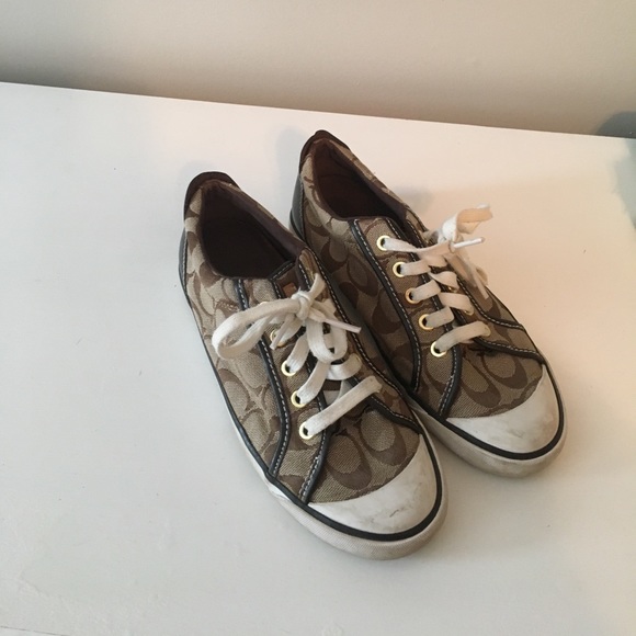 Coach sneakers size 7 - Picture 1 of 5