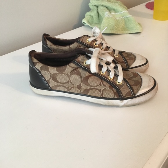 Coach sneakers size 7 - Picture 2 of 5