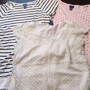 ⚡️⚡️SALE!! 3 maternity tops.