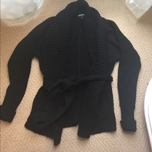 Stylish black cardigan