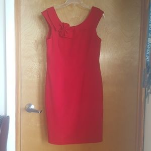 Calvin Klein  red cocktail dress