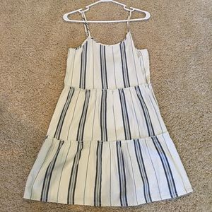 Lulu's Blue and White Striped Mini Dress