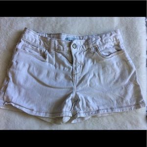 White old navy shorts