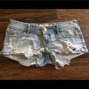 Hollister jean shorts