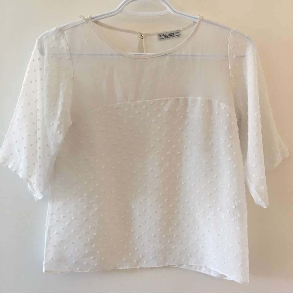 ZARA White Top Small