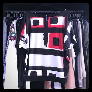 Desigual Top with Geometric Design