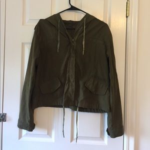 Lightweight dark green jacket