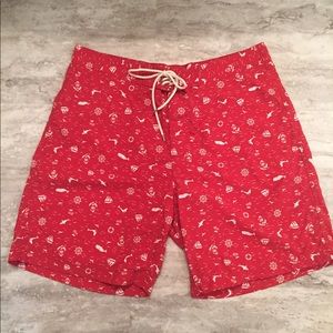 Men's Brooks Brothers Patterned Swim Suit size 36