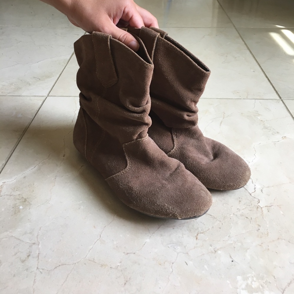 Brown Steve Madden ankle boots