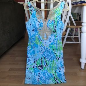 Lilly Pulitzer Janice Shift Dress Let's Cha Cha