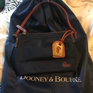 Navy Dooney and Burke Nylon Purse
