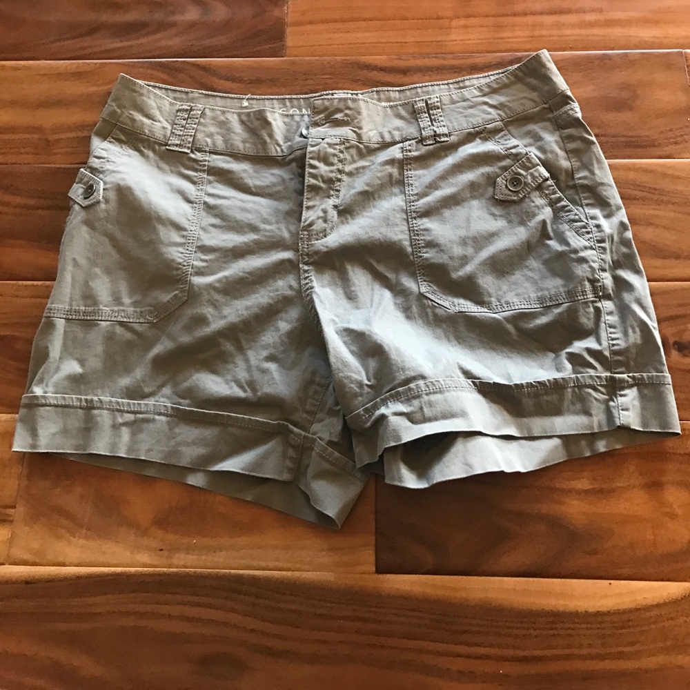 Grey cargo shorts