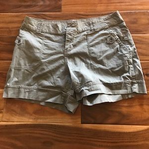 Grey cargo shorts