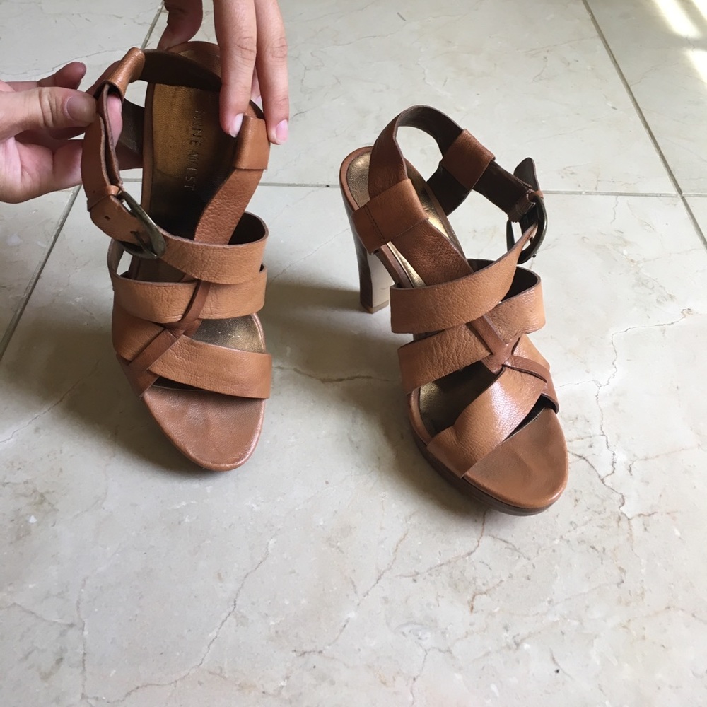 Brown Nine West Heels