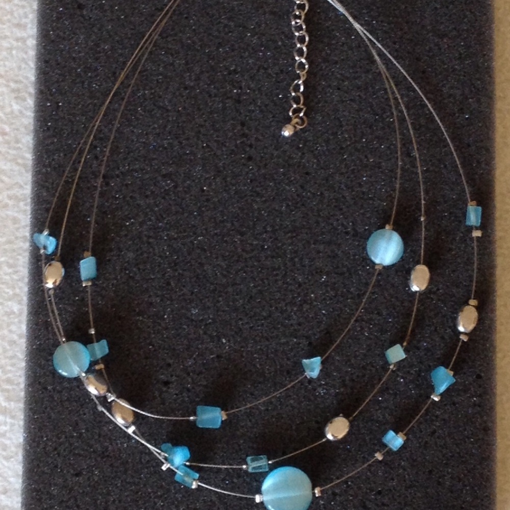 Lia Sophia Necklace turquoise/aqua blue
