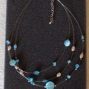 Lia Sophia Necklace turquoise/aqua blue