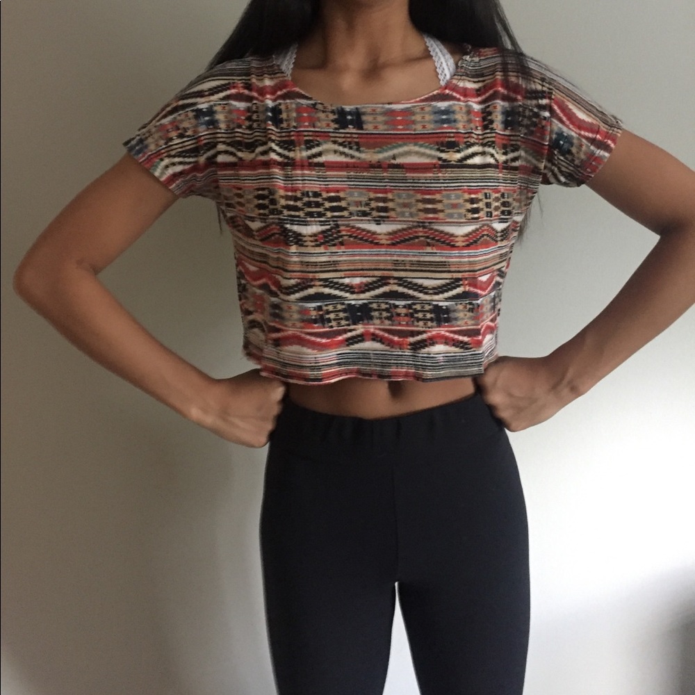 Tribal Printed Crop top