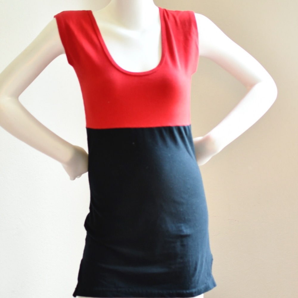 Black and Red Top