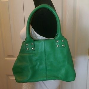 Kelly Green Leather Handbag