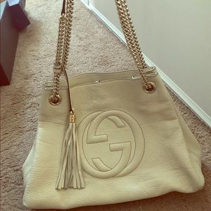 Gucci soho leather chain strap